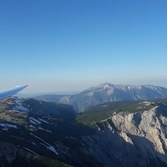 Flugwegposition um 16:34:11: Aufgenommen in der Nähe von Kapellen, Österreich in 2013 Meter